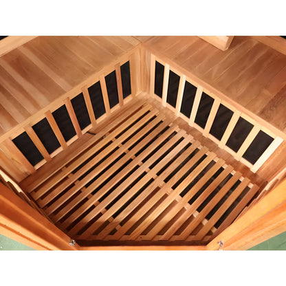 4-Person Cedar Corner Infrared Sauna
